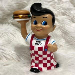 Vintage 1999 Elias Brothers Restaurants Big Boy Double Hamburger Vinyl Bank
